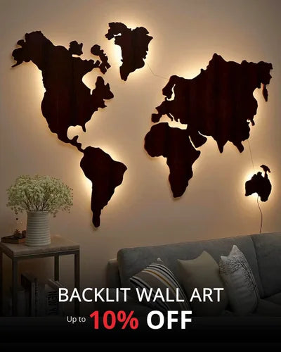 backlit wall art