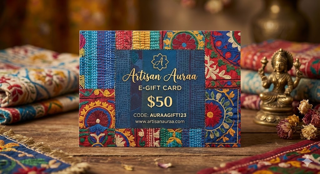 The Artisan Auraa E-Gift Card – The Gift of Handcrafted Style