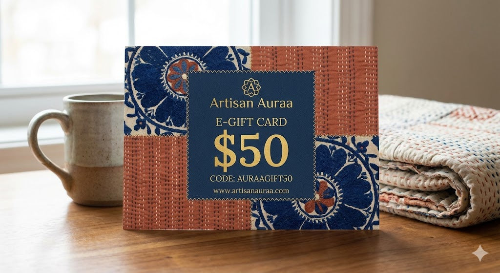 The Artisan Auraa E-Gift Card – The Gift of Handcrafted Style