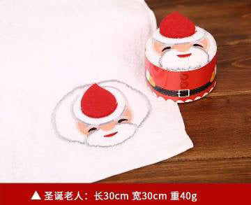 Festive Delights: Handmade Cotton Christmas Cupcake Towel Gift Set
