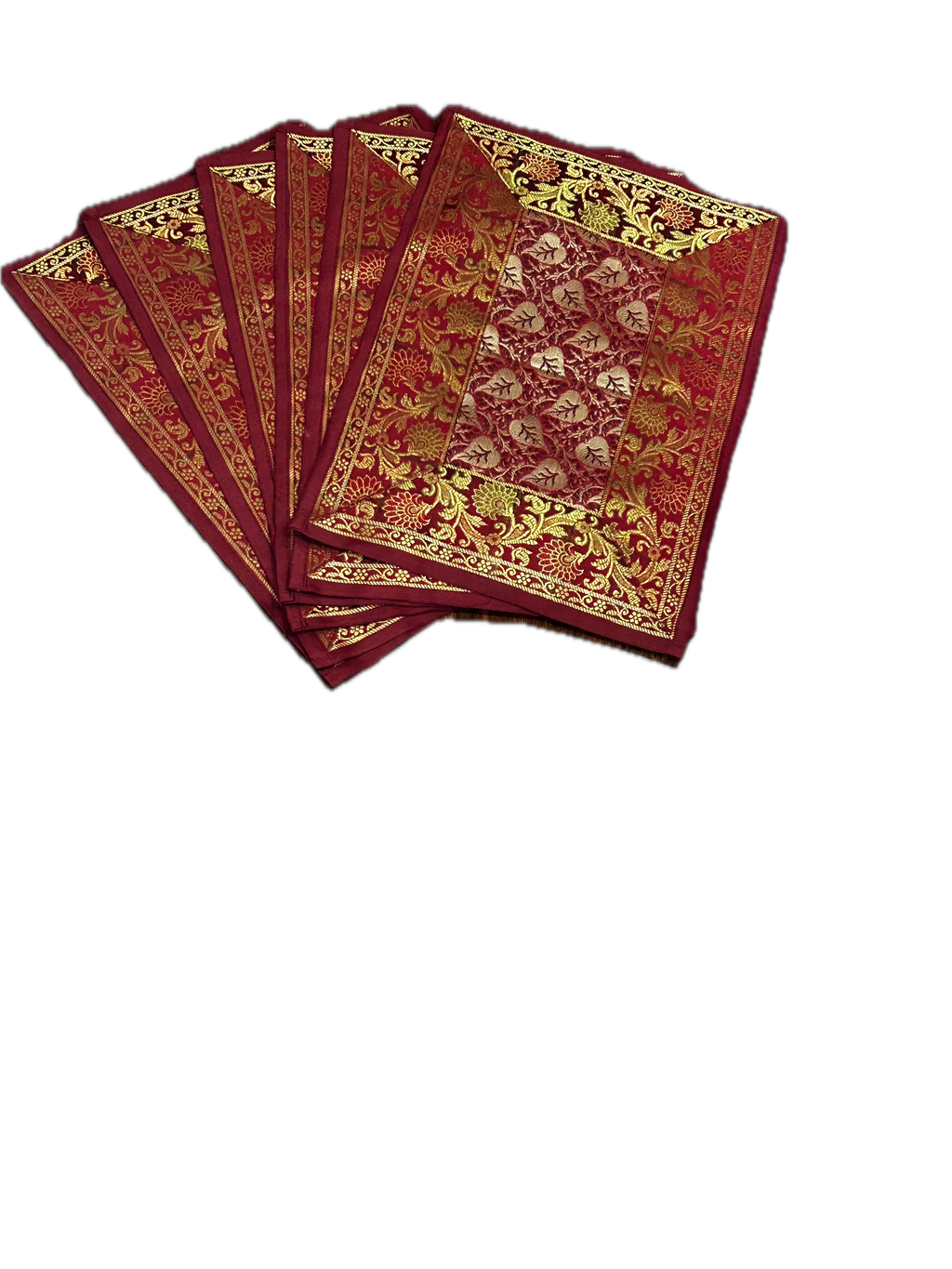 Exquisite 13-Piece Handcrafted Brocade Table Runner & Placemat Set