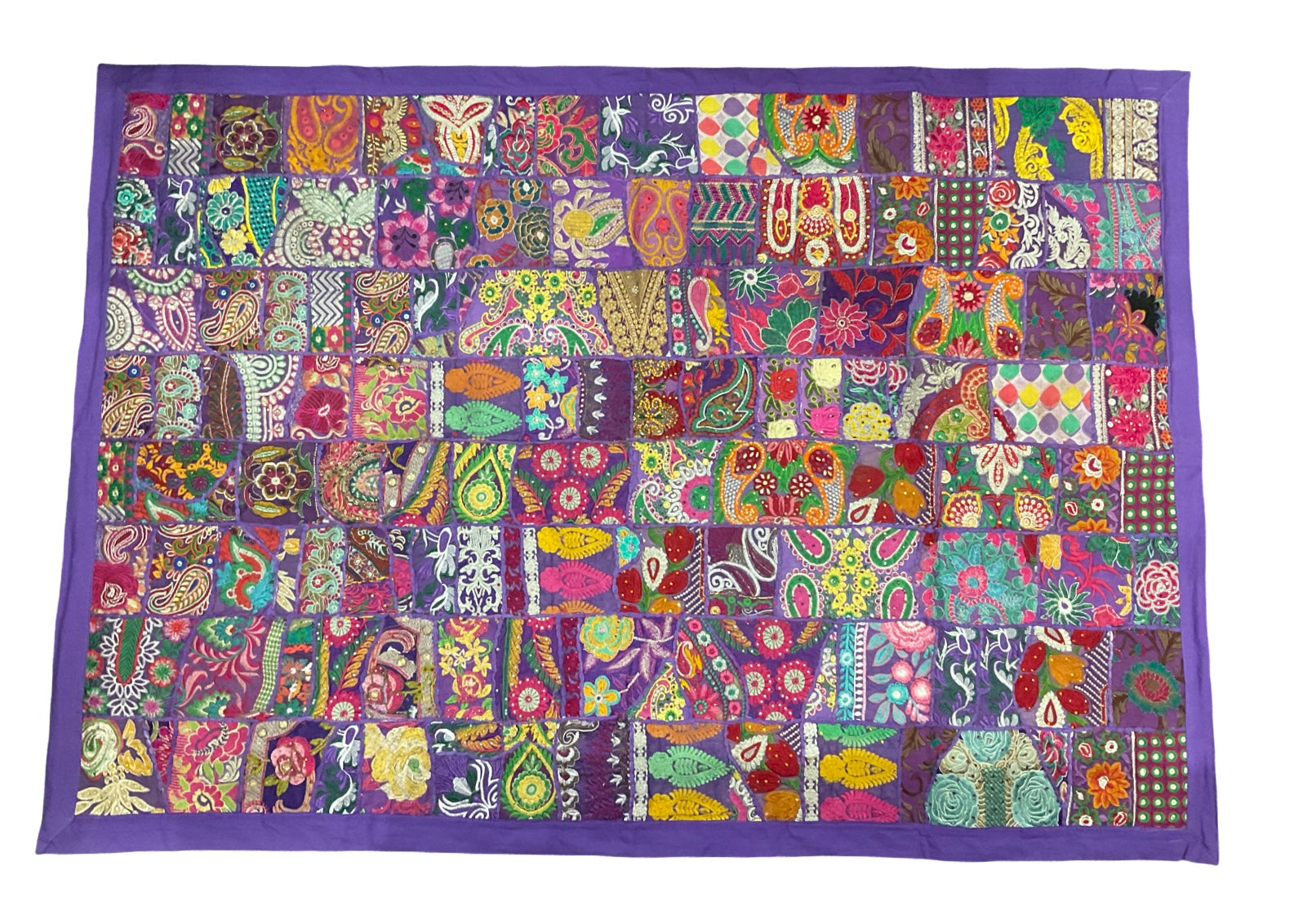 Large Zardozi Elephant Wall Hanging (40" x 60") – Majestic Textile Art