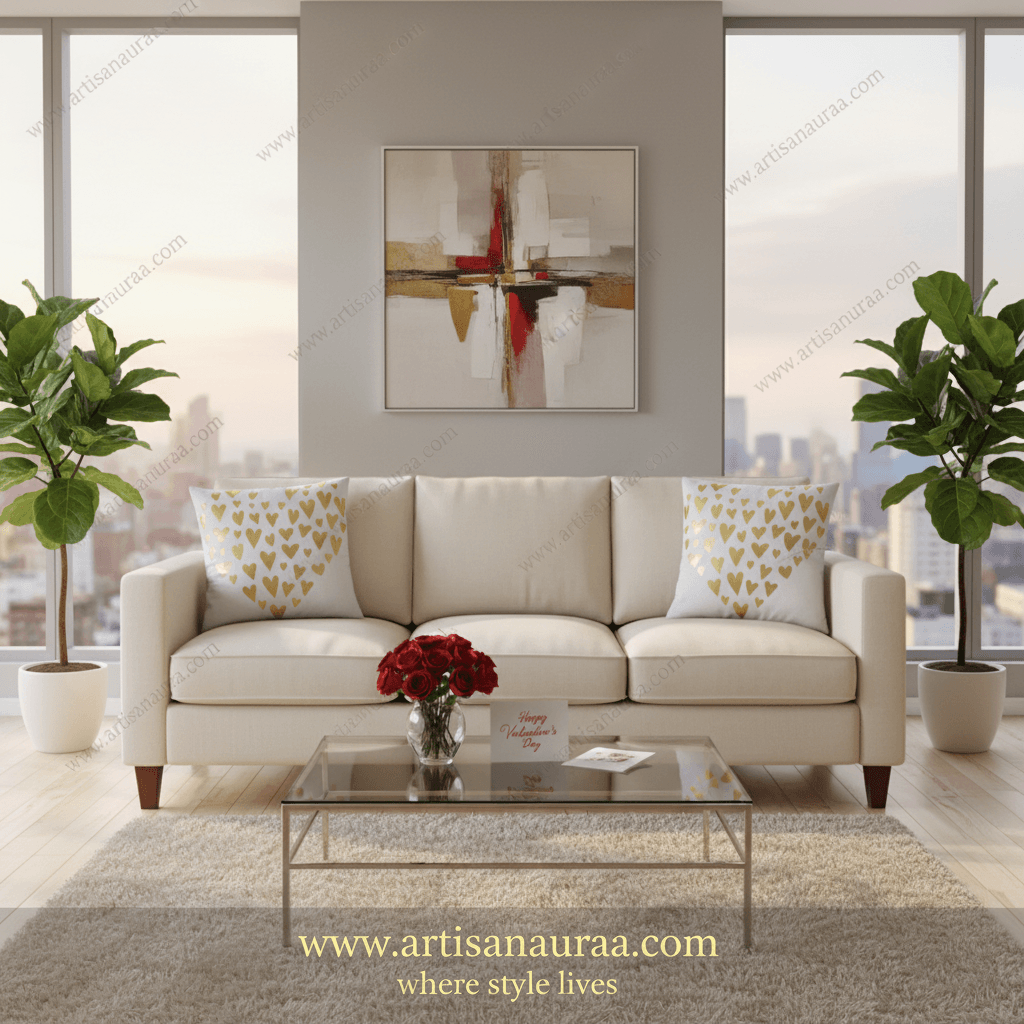 👑 The Royal Gold Collection: Metallic Motif Cushion Covers (4 Styles)