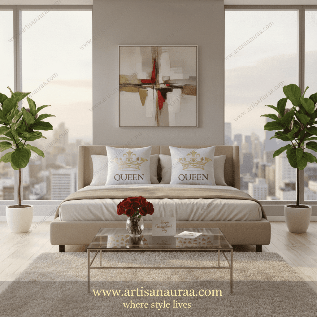 👑 The Royal Gold Collection: Metallic Motif Cushion Covers (4 Styles)